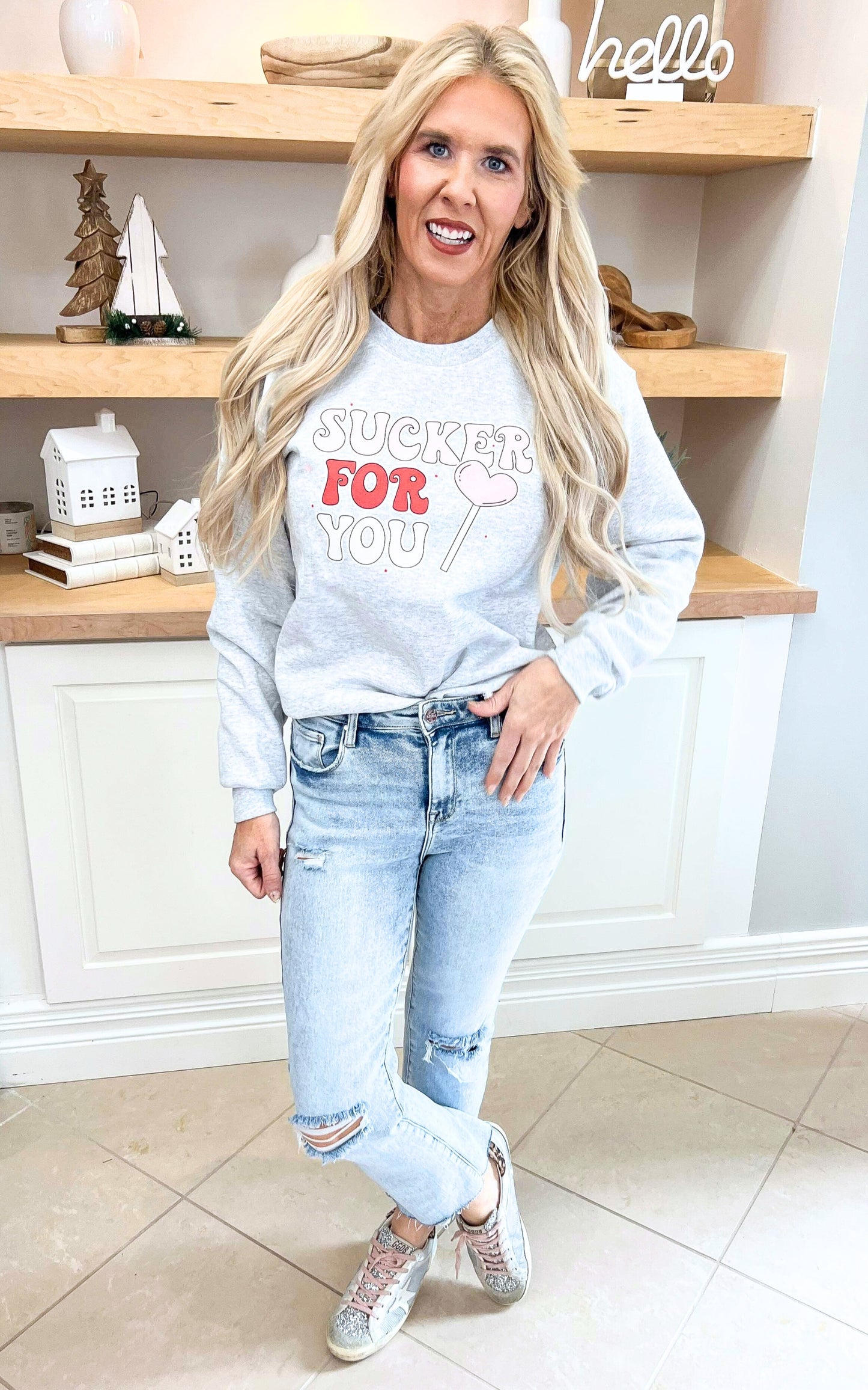 Sucker for Your Crewneck Sweatshirt