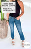 The Anna Mid Rise Bootcut Crop Denim Jean | Mica** - Final Sale