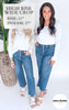 The Bristol High Rise Wide Leg Crop Denim Jean | Mica - Final Sale