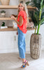 MICA | The Reese Cropped Wide Leg Denim Jean - Final Sale