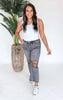 Mica - The Marlowe High Rise Vintage Flare Denim Jeans**