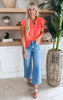 MICA | The Reese Cropped Wide Leg Denim Jean - Final Sale