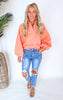 Piper Snap Button Collared Sweatshirt - Final Sale
