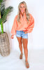 Piper Snap Button Collared Sweatshirt - Final Sale