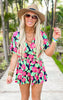 Floral Short Sleeve Romper