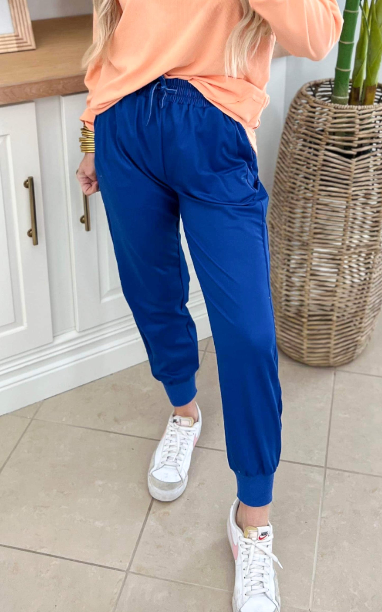 Cobalt Blue Everyday Joggers by Salty Wave**DEAL