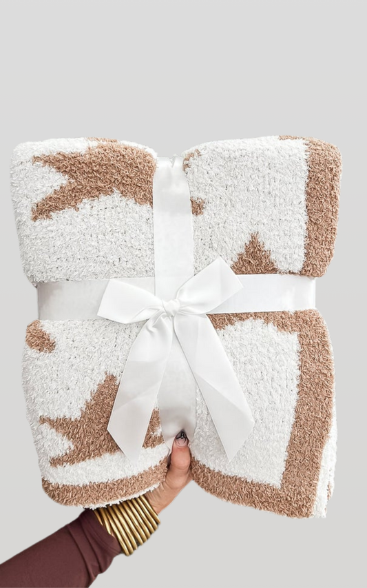 The Cognac Star Dreamer Blanket by Salty Wave *DEAL-FINAL SALE