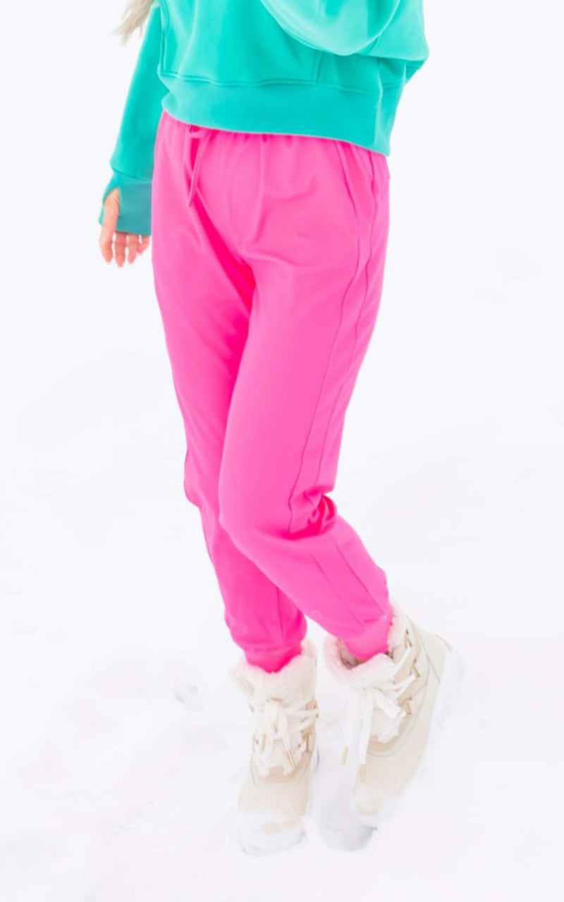 Hot Pink Everyday Joggers by Salty Wave- DEAL