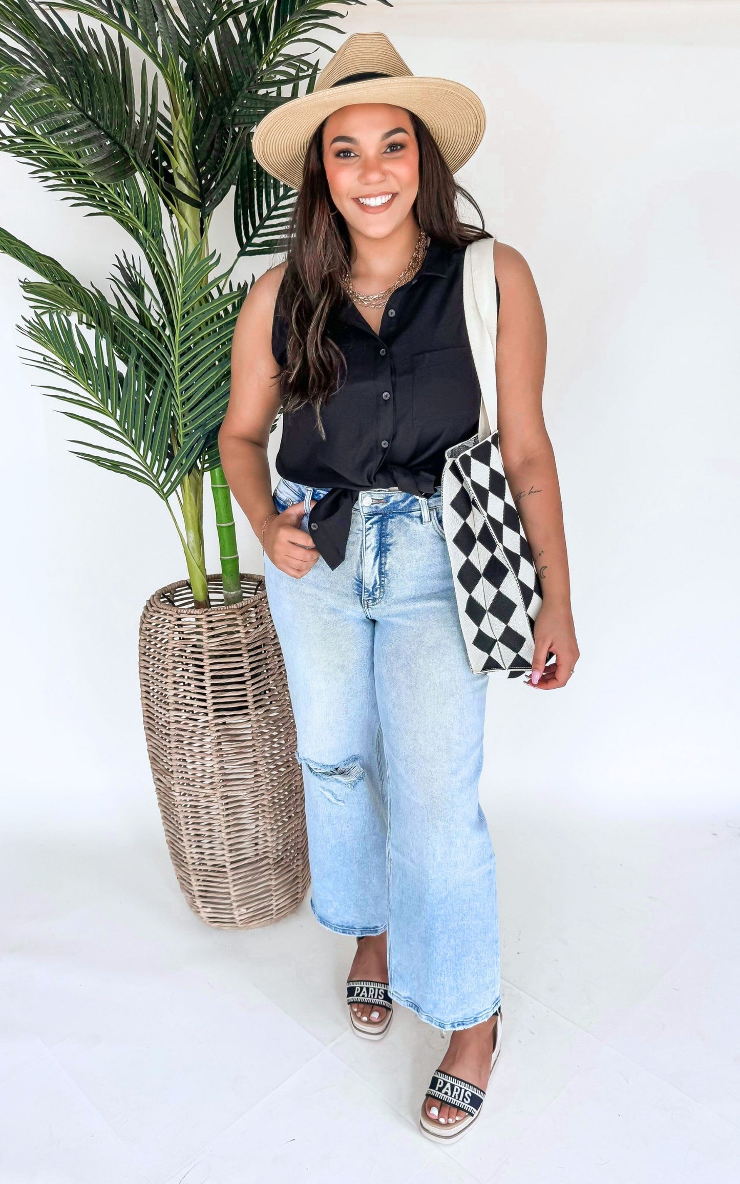 LOVERVET | Rediscover Tummy Control Super High Rise Wide Leg Denim Jeans **(REG/CURVY)
