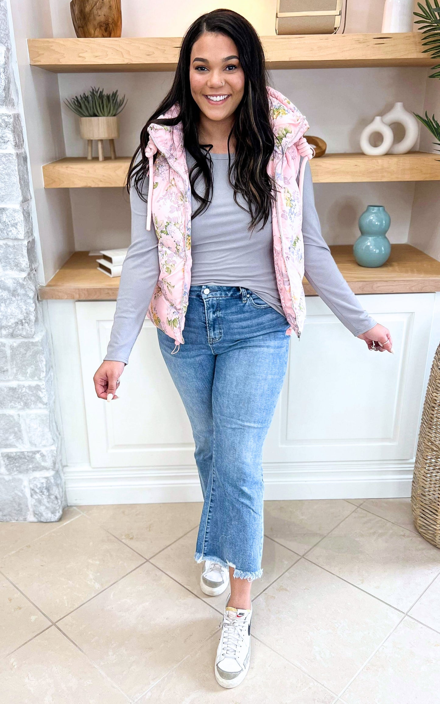 The Abby High Rise Crop Flare Denim Jean | Mica *30A SEPT PREORDER