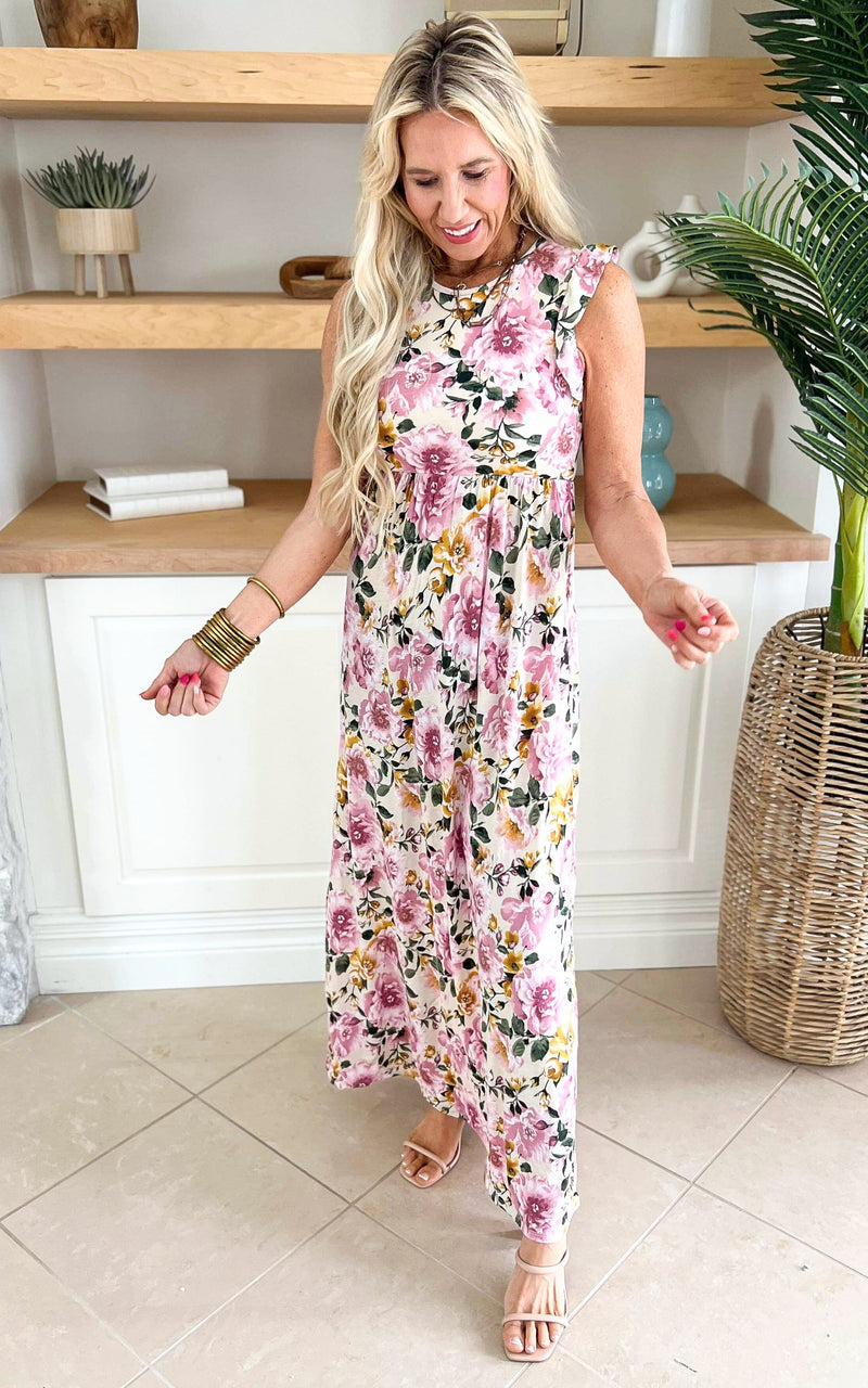 Life In Full Bloom Floral Maxi Dress