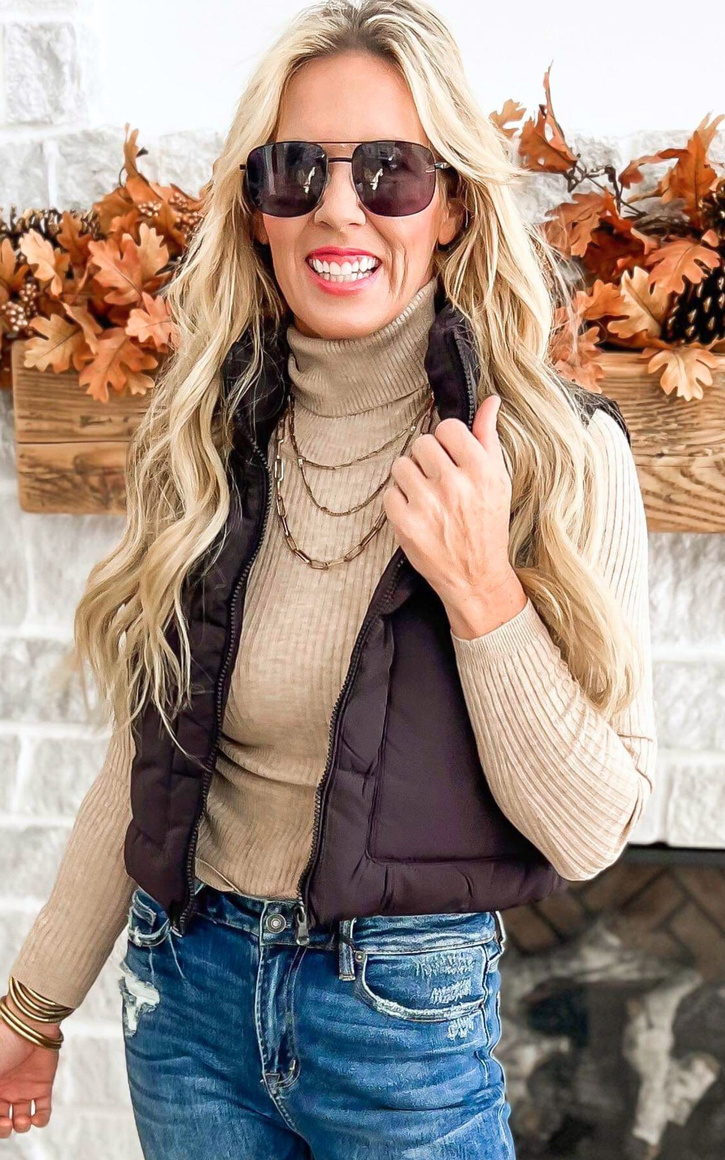 oatmeal turtleneck