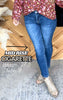 Mica | The Alice Medium Wash Mid-Rise Cigarette Ankle Denim Jeans** - Final Sale