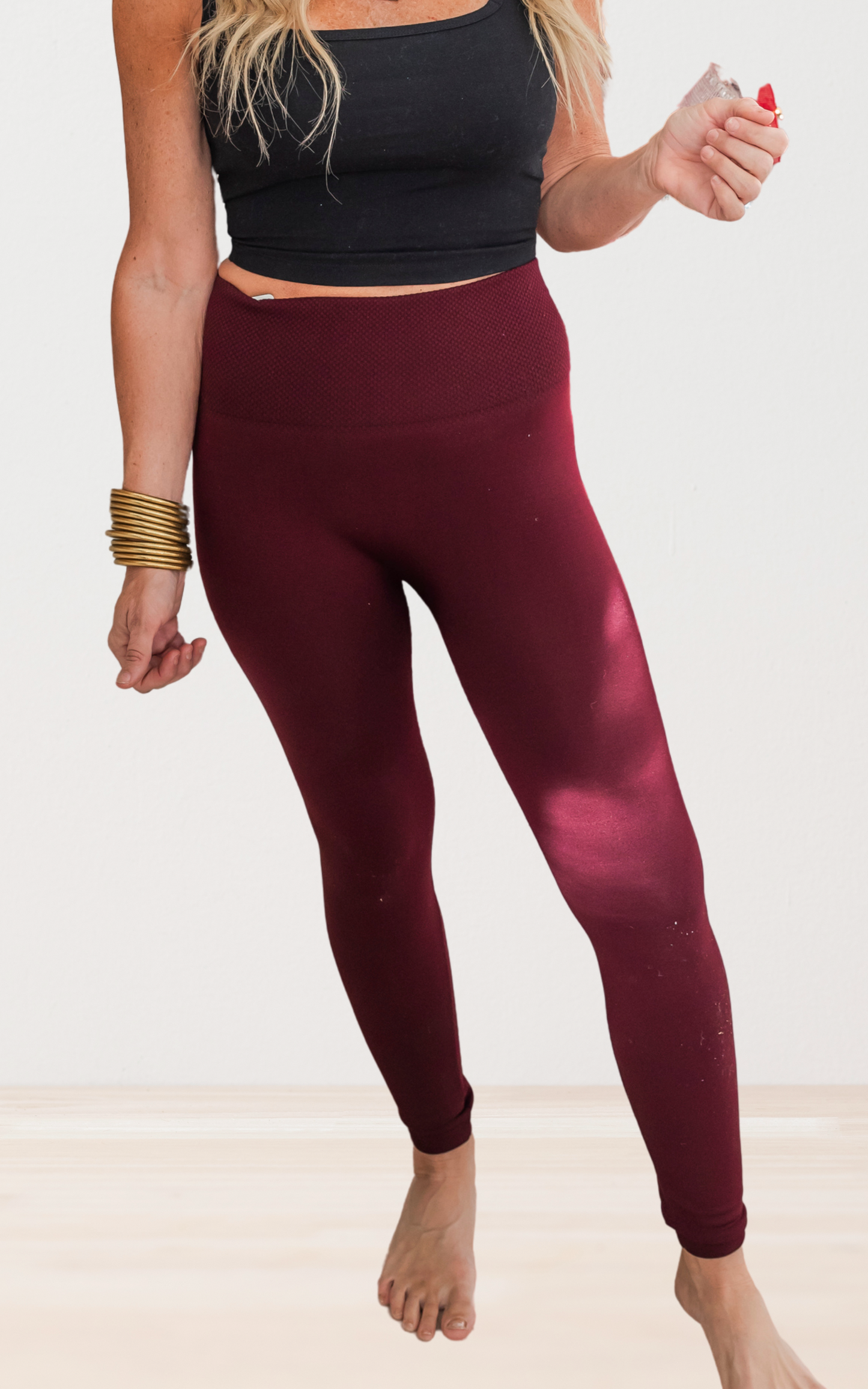 High Waist Fleece Leggings (6 COLORS)