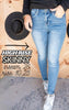 Medium Wash High Rise Ankle Skinny | Mica - Final Sale