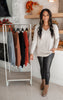 August Breeze Hi Low V-Neck Sweater** - Final Sale