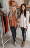 August Breeze Hi Low V-Neck Sweater** - Final Sale