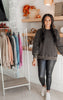 Cuddle Me Cozy Acid Wash Pullover - Final Sale**