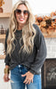 charcoal long sleeve top