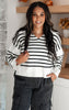 Brynn Collared V-Neck Sweater Top - Final Sale