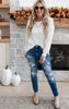 off white long sleeve top