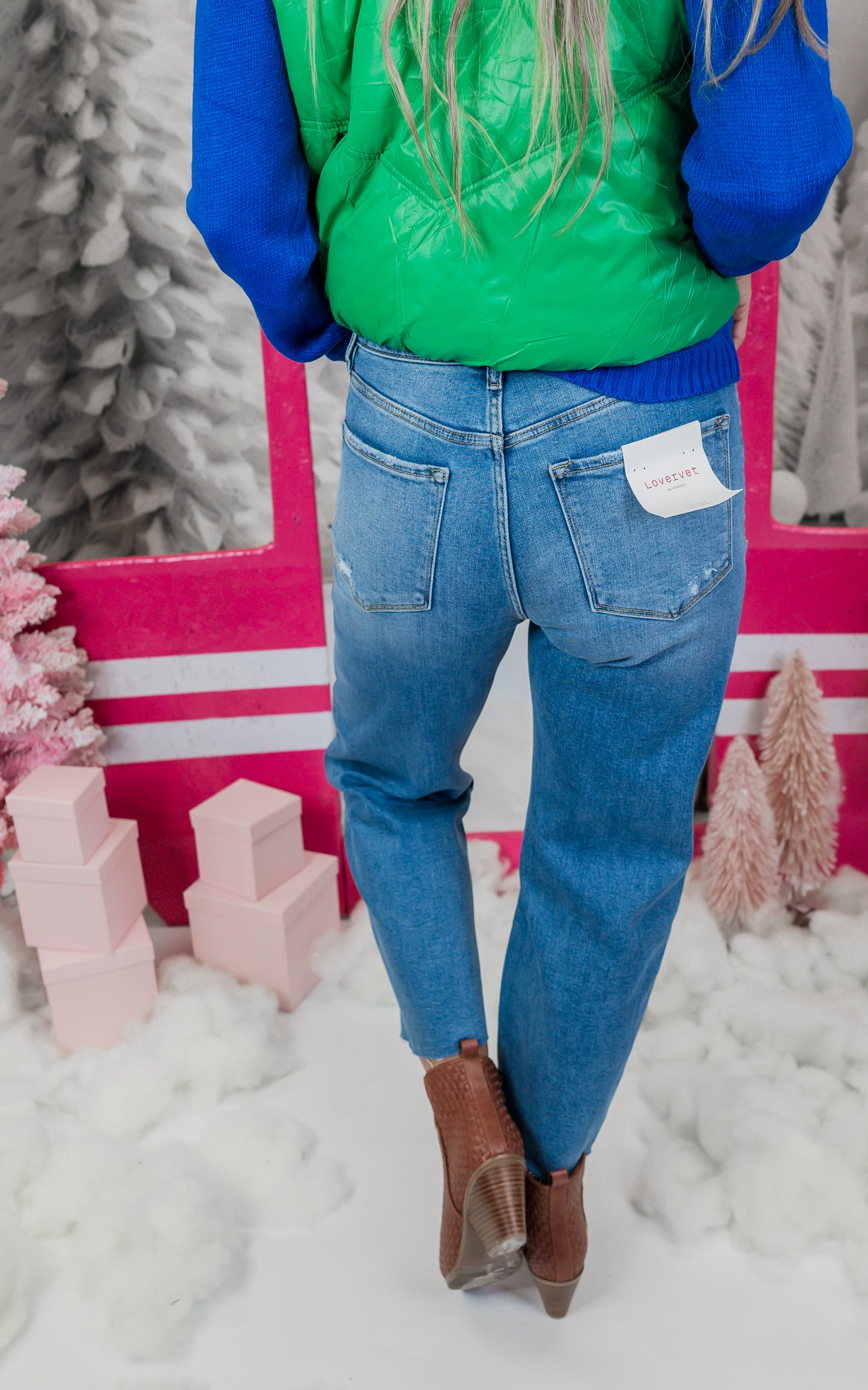 LOVERVET | The Her Possession High Rise Barrel Denim Jeans - Final Sale
