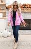 mauve cardigan