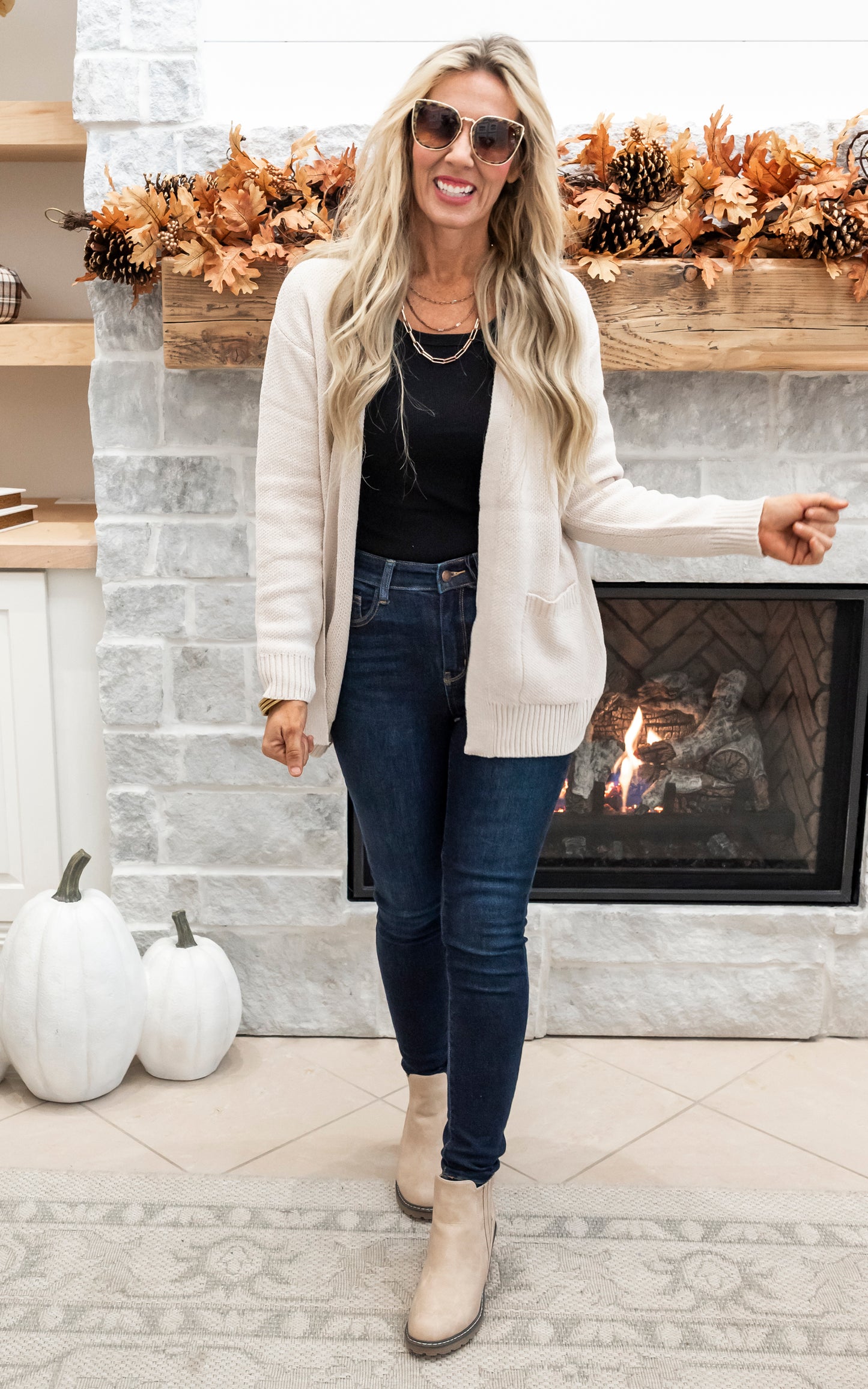 sandbeige  cardigan