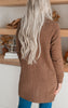 Brown Long Sleeve Open Front Cardigan - DEAL