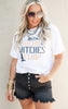 Anti Social Witches Club Garment Dyed Graphic T-shirt - Final Sale**