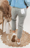 Ash Grey High Rise Jogger Crop | Mica** - Final Sale