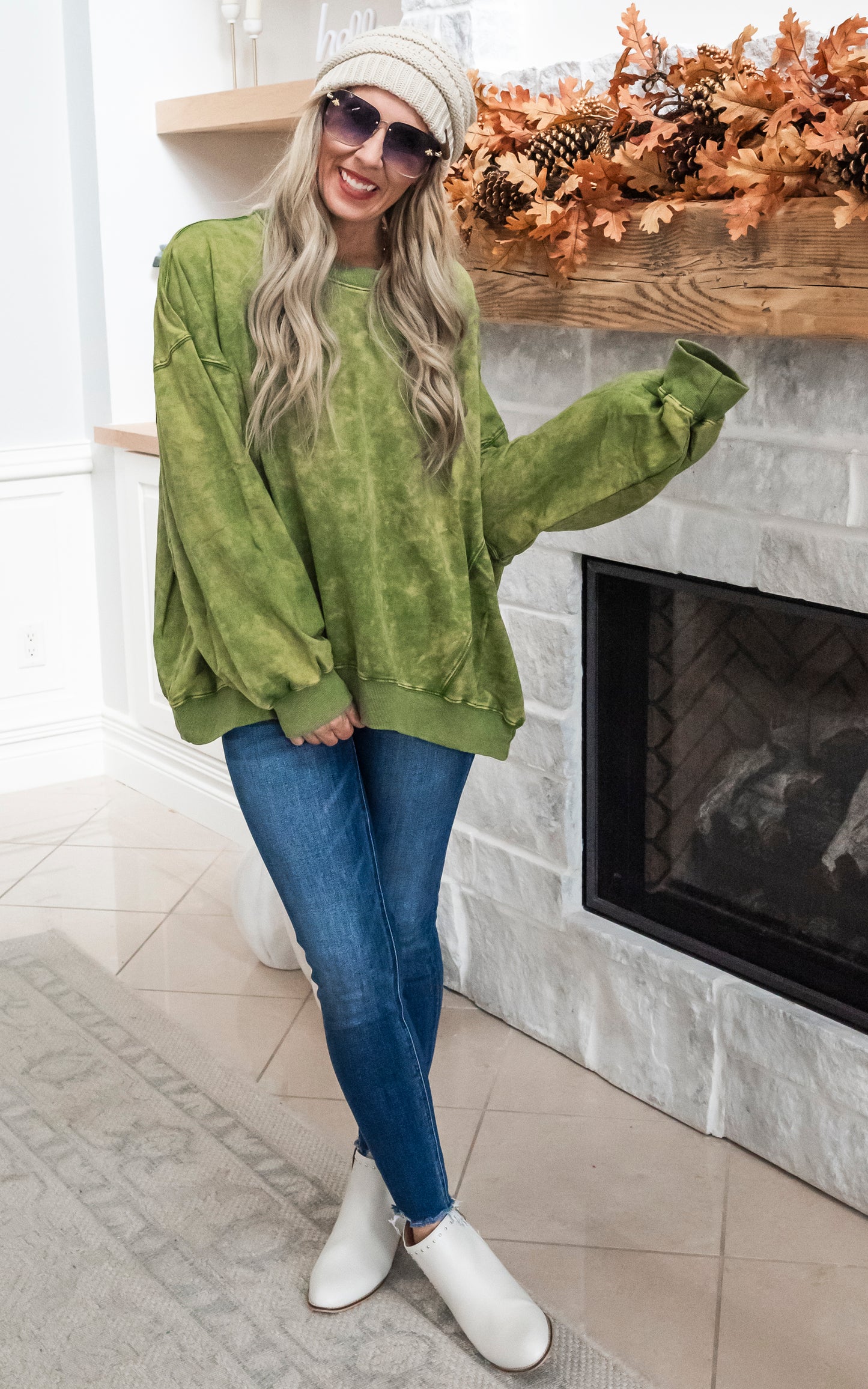 Oh My Gourd Oversized Sweatshirt Top