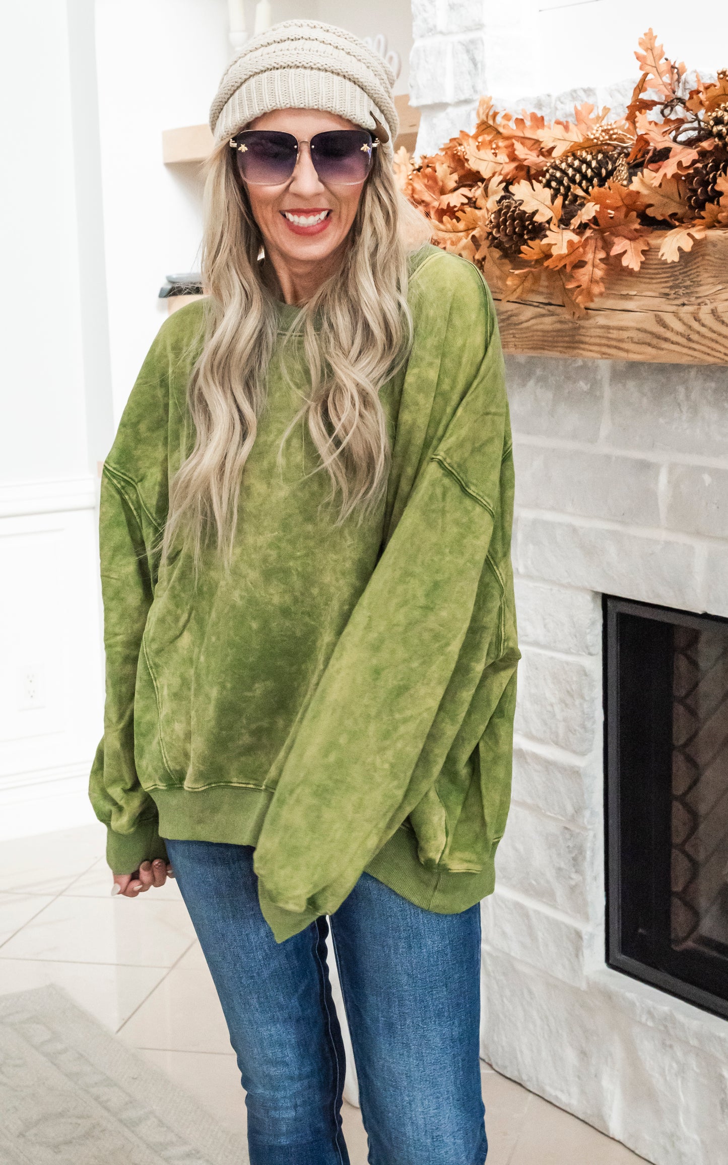 Oh My Gourd Oversized Sweatshirt Top
