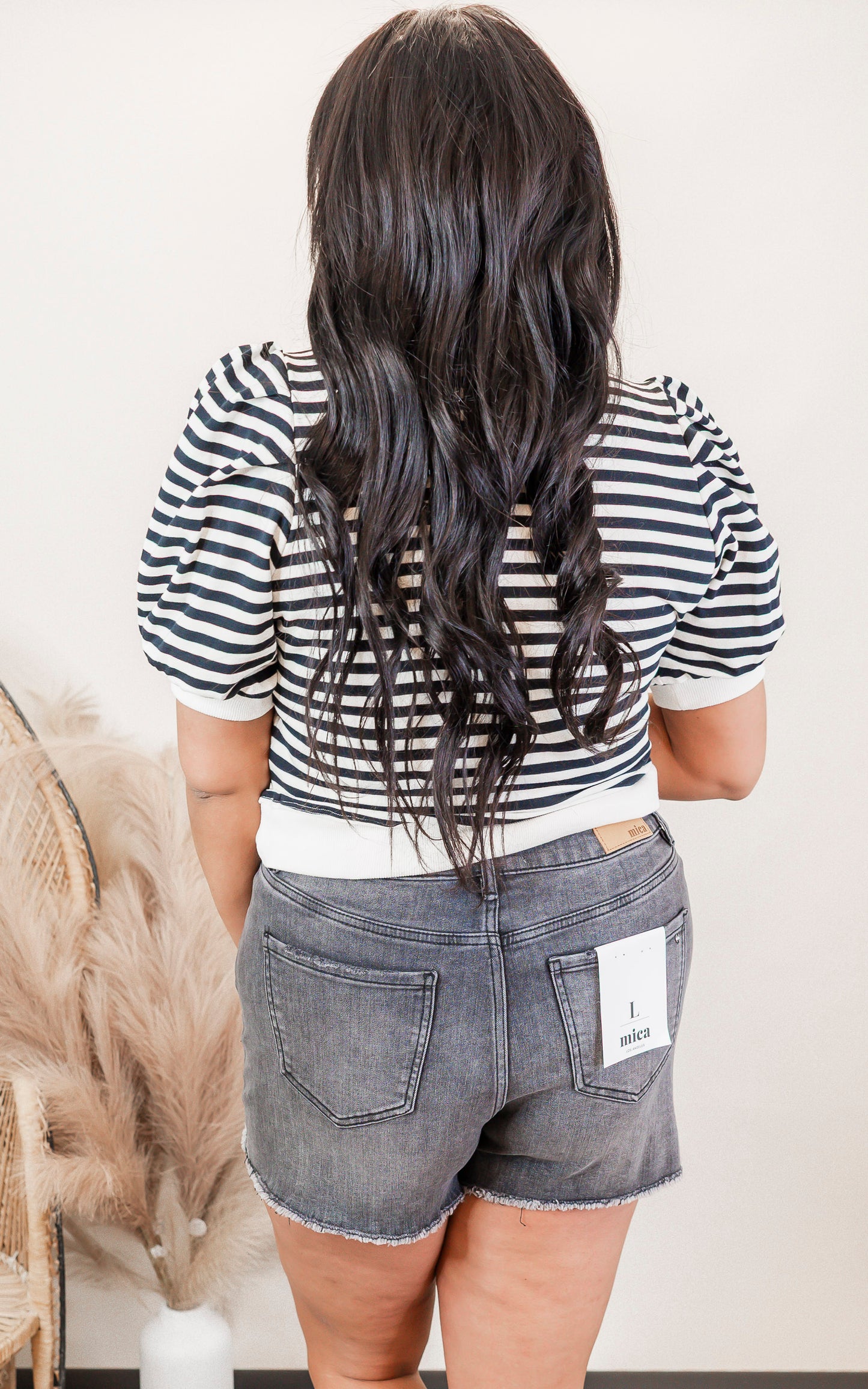 Puff Perfect Striped Knit Top - Final Sale