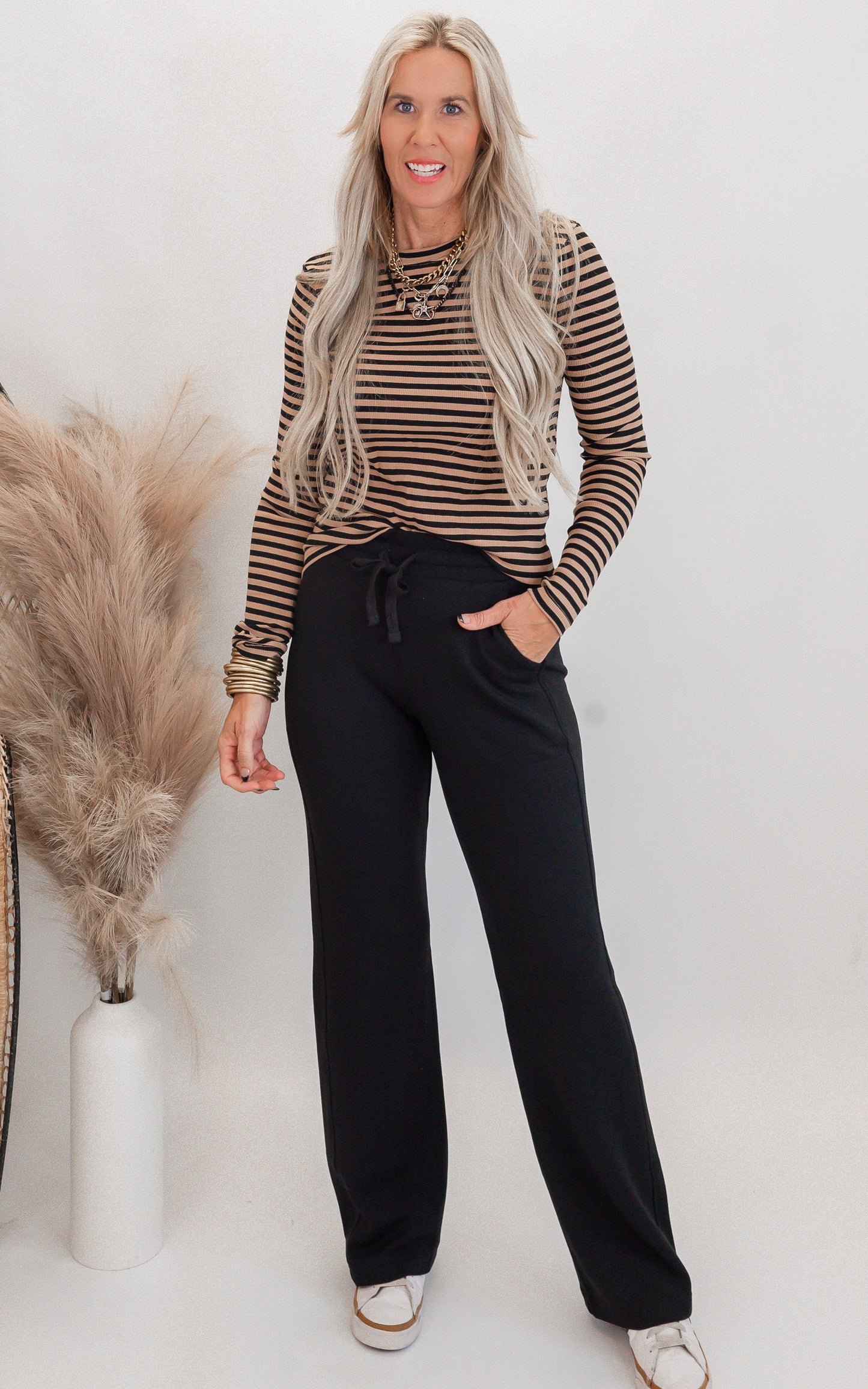 Must Have Striped Long Sleeve Top by Salty Wave (5 COLORS)