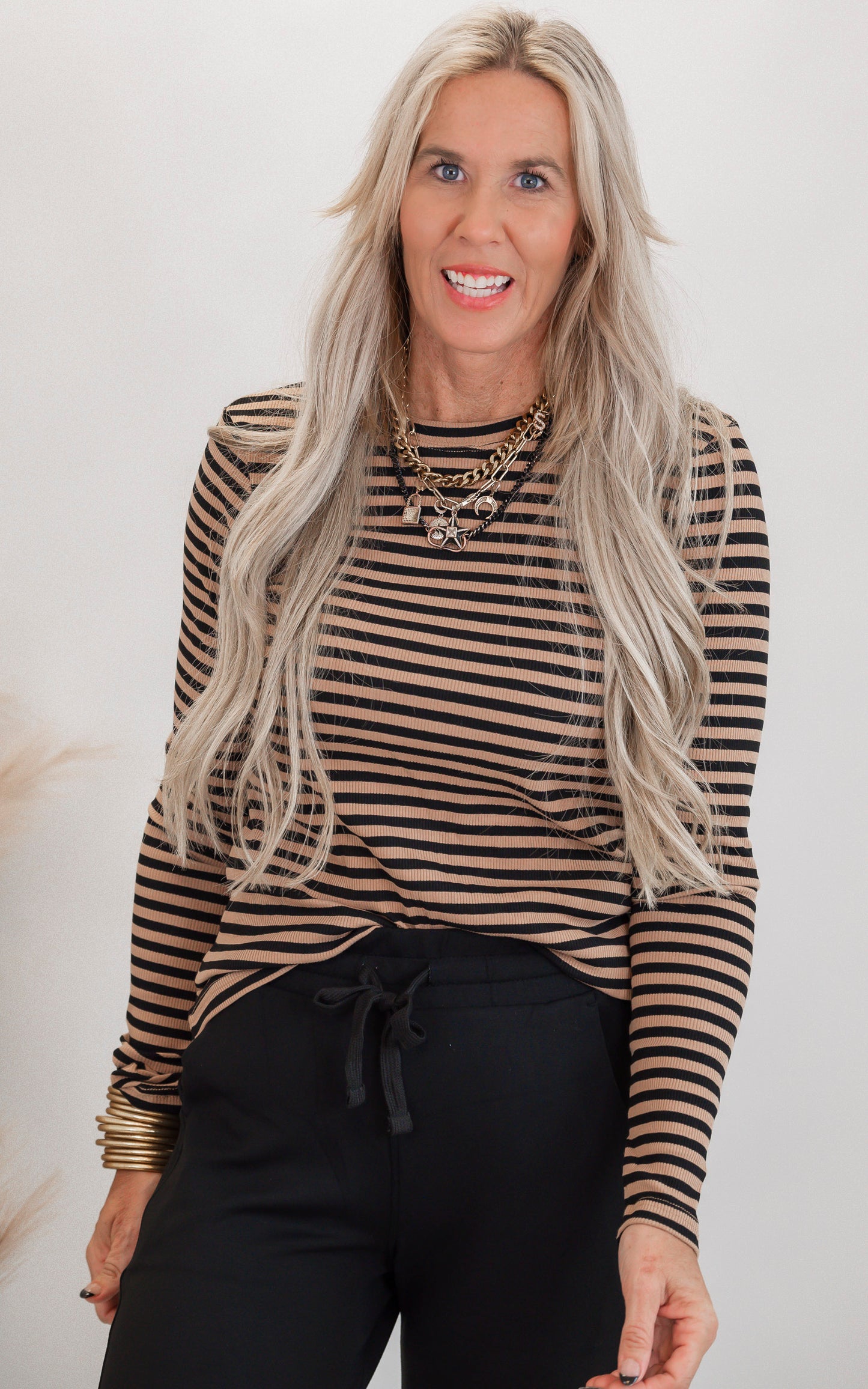 Must Have Striped Long Sleeve Top by Salty Wave (5 COLORS)