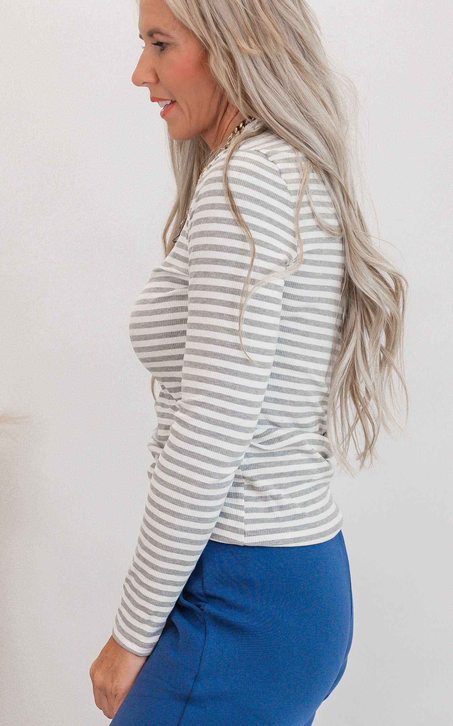 Must Have Striped Long Sleeve Top by Salty Wave (5 COLORS)