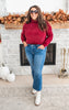 DK BURGUNDY SWEATER