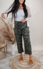 Washed Distressed Camo Pants | Oli & Hali - Final Sale