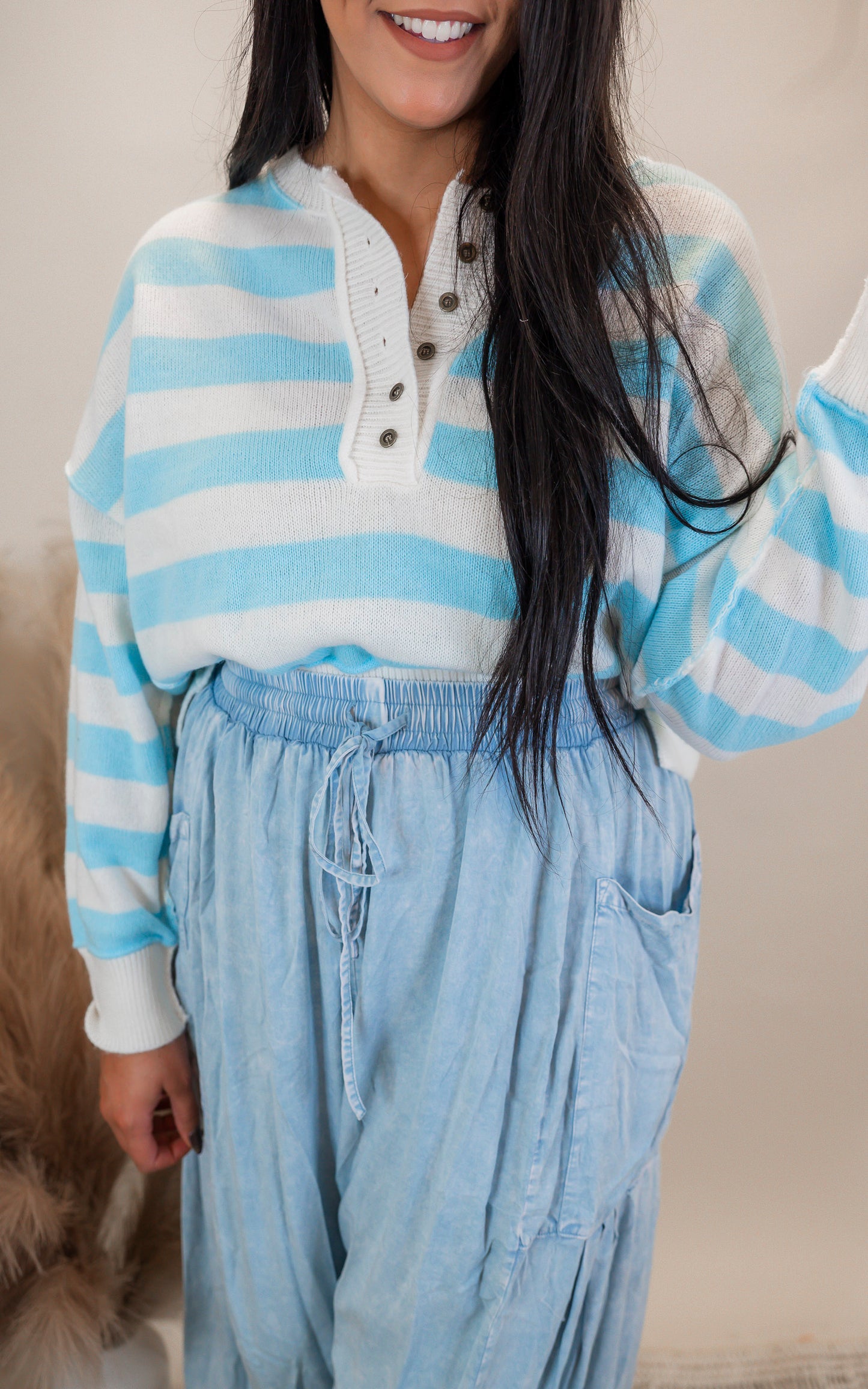 Spring Awakening Stripe Sweater - Final Sale