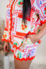 Fruity Ric Rac Trim Shorts - Final Sale