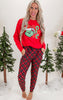 HO HO HO Holiday Graphic Crewneck Sweatshirt - Final Sale**