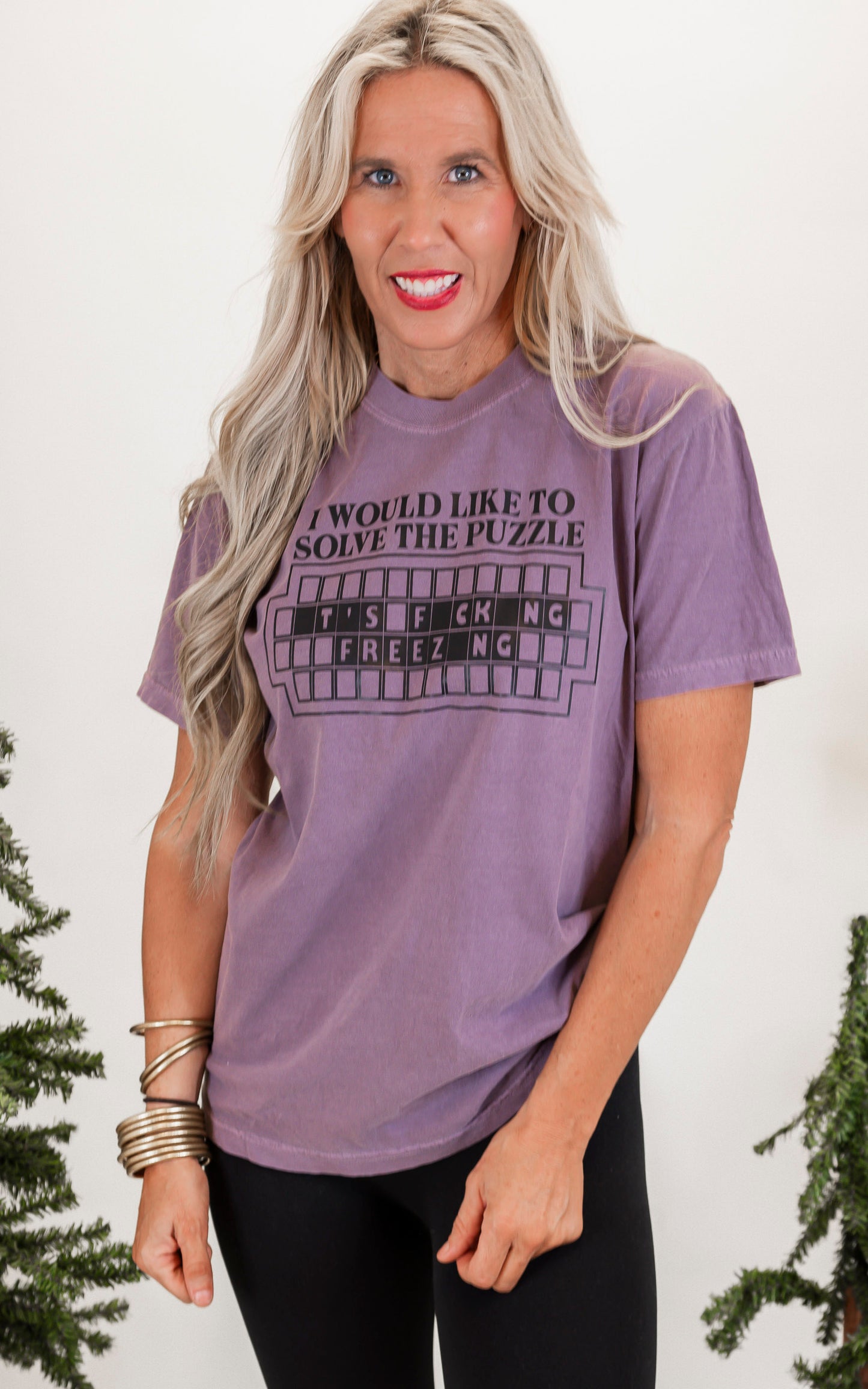 Solve the Puzzle Holiday Garment Dyed Graphic T-shirt - Final Sale