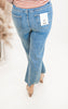 MICA | The Blue Jays High Rise Wide Leg Denim Jean** - Final Sale