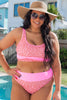 Pink Leopard Beach Bikini Swimsuit | Salty Wave - Final Sale