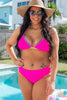 Pop of Confetti Hot Pink Bikini Swimsuit | Salty Wave - Final Sale