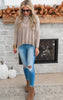 ash mocha long sleeve top