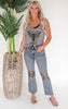 Mica - The Marlowe High Rise Vintage Flare Denim Jeans**