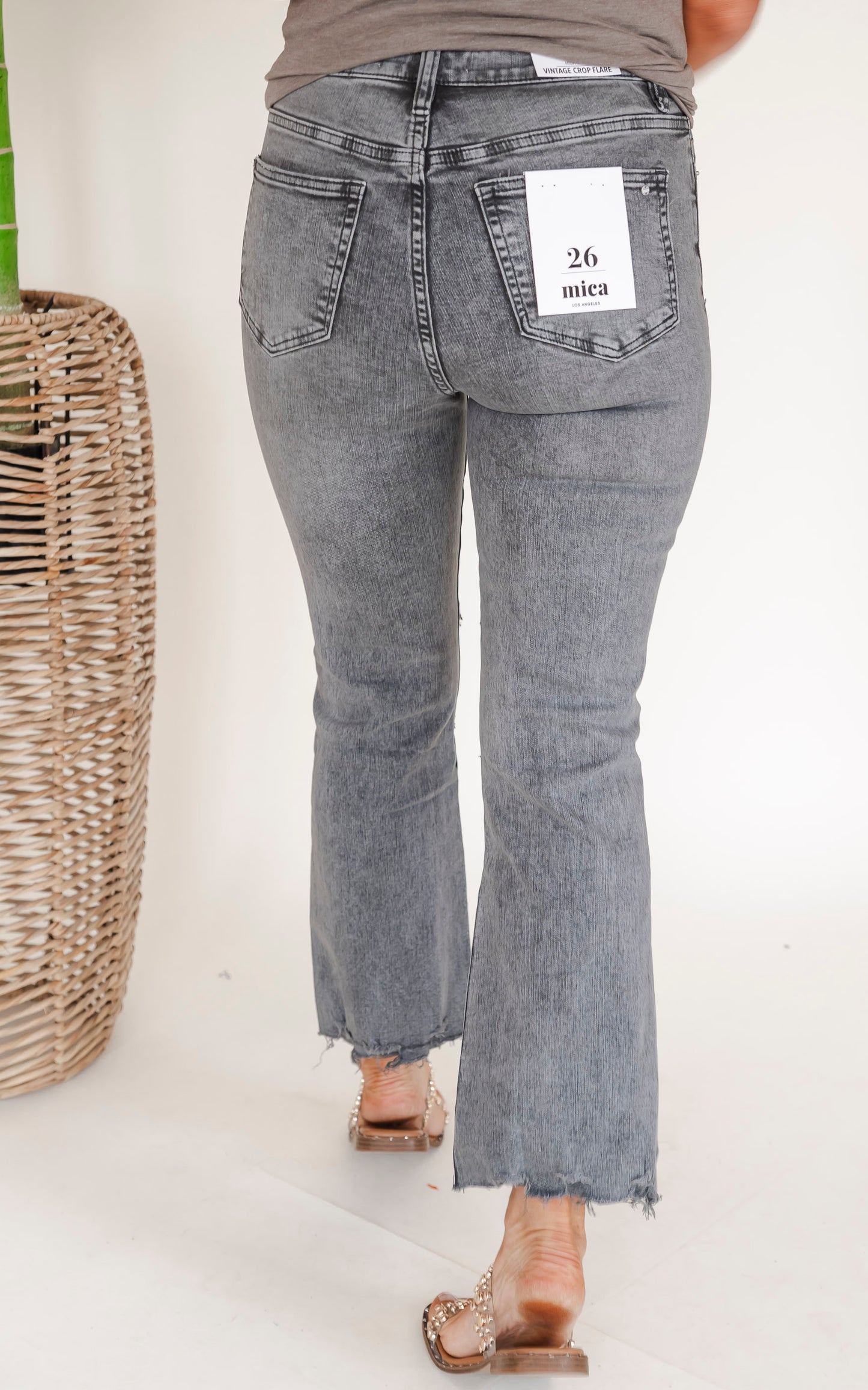 Mica - The Marlowe High Rise Vintage Flare Denim Jeans**