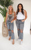 Mica - The Marlowe High Rise Vintage Flare Denim Jeans**
